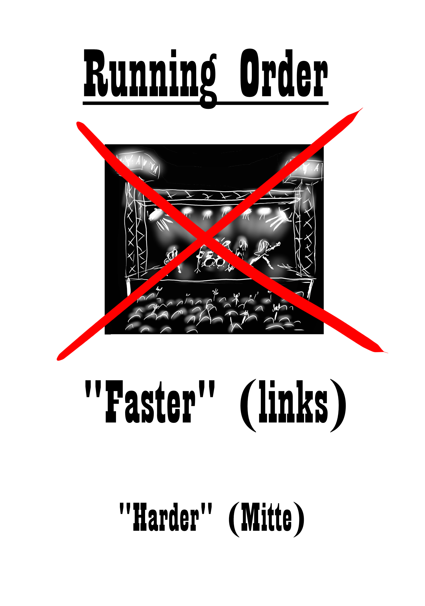 Running Order - Karte