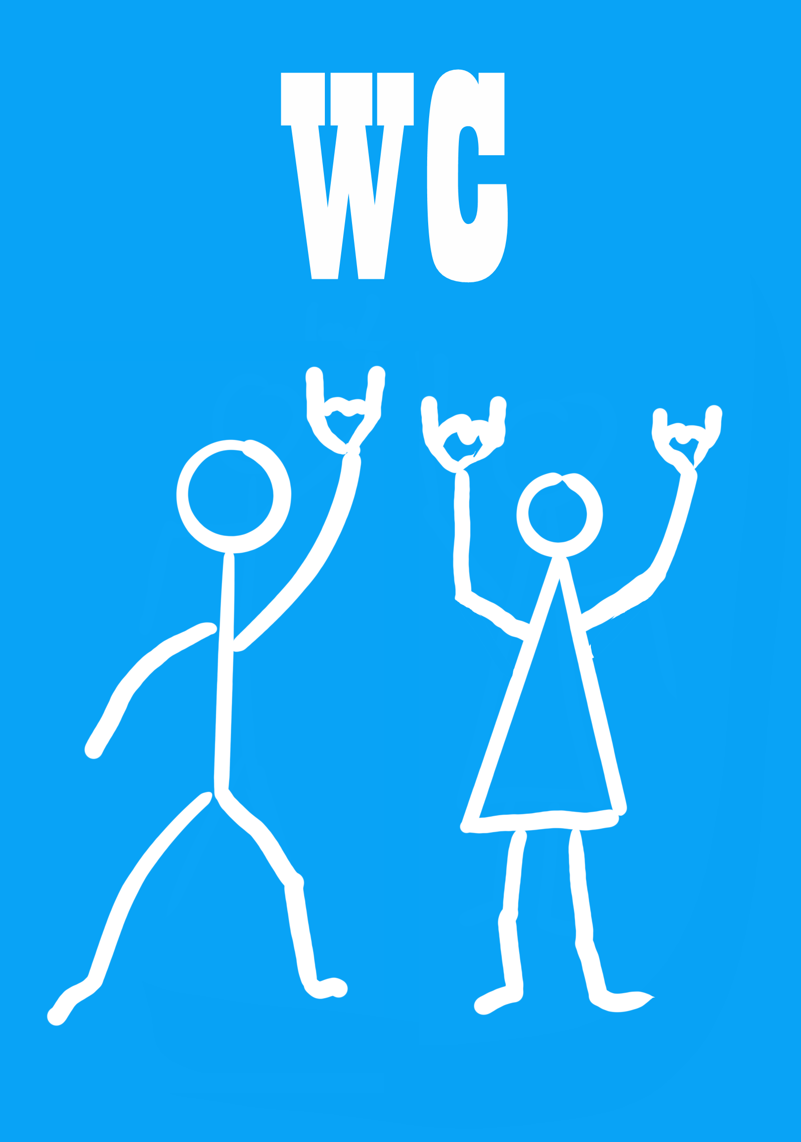 Rückseite WC - Karten